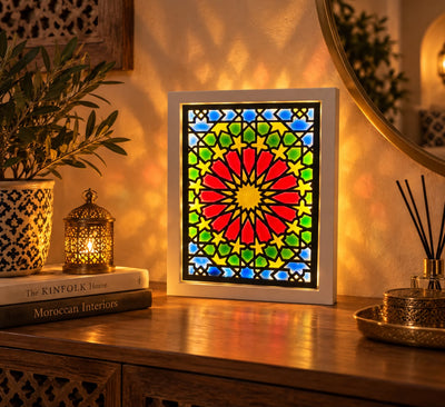 Moroccan Mosaic Light Frame Zellij 1