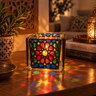 Moroccan Mosaic Candle Holder