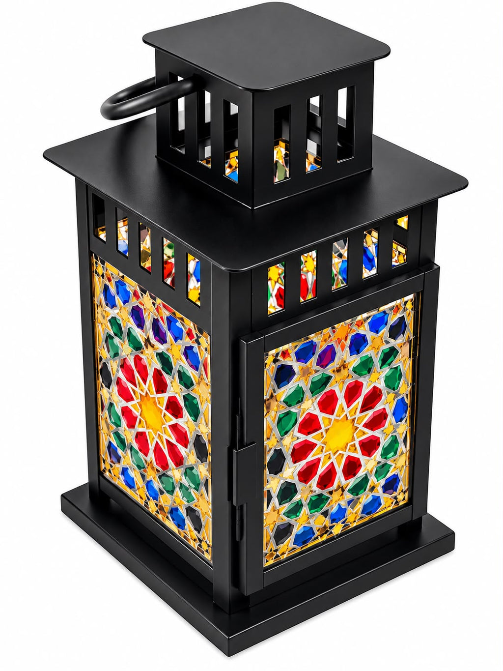 Moroccan Mosaic Lantern – Handcrafted Decorative Light