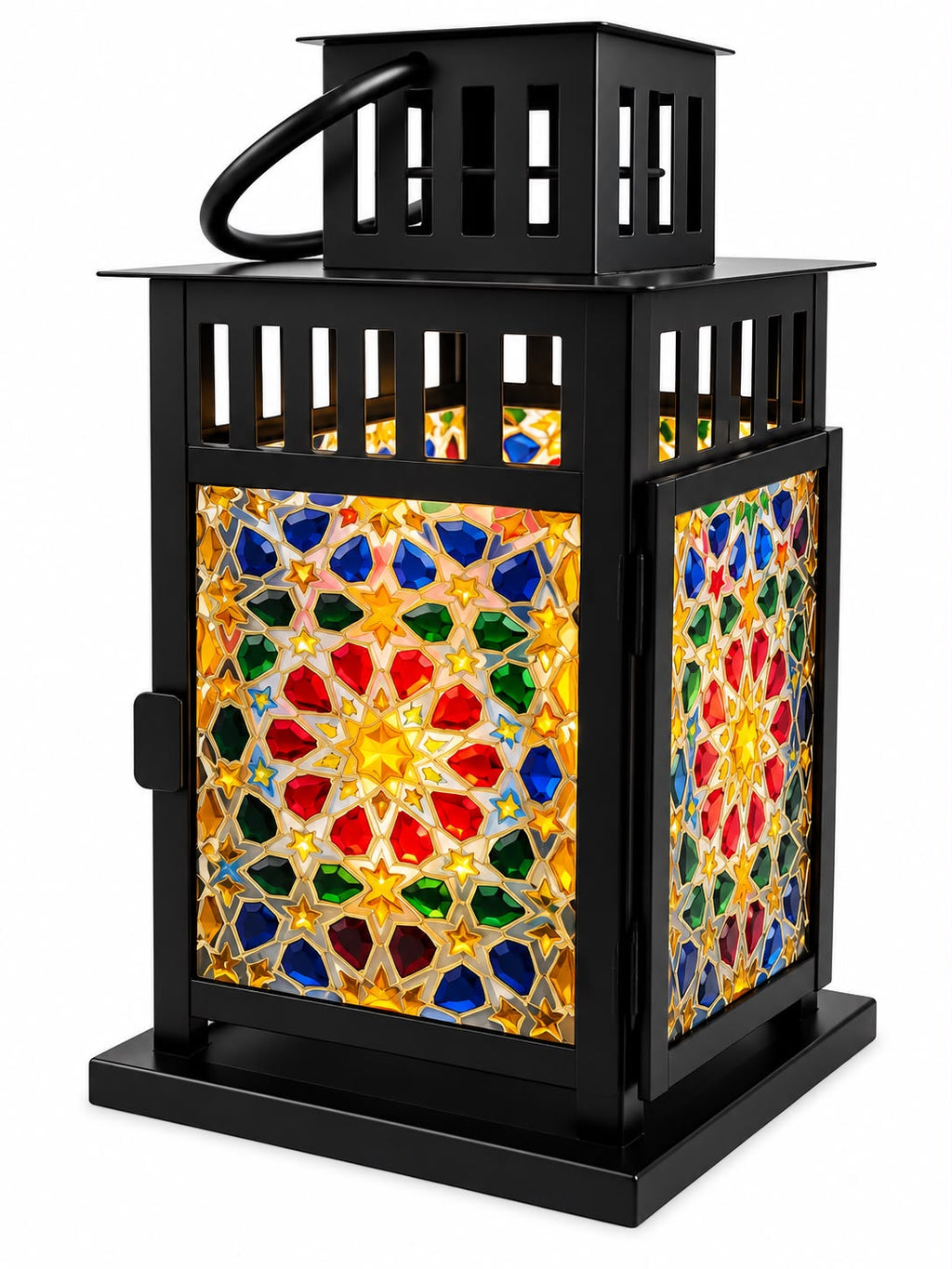 Moroccan Mosaic Lantern – Handcrafted Decorative Light