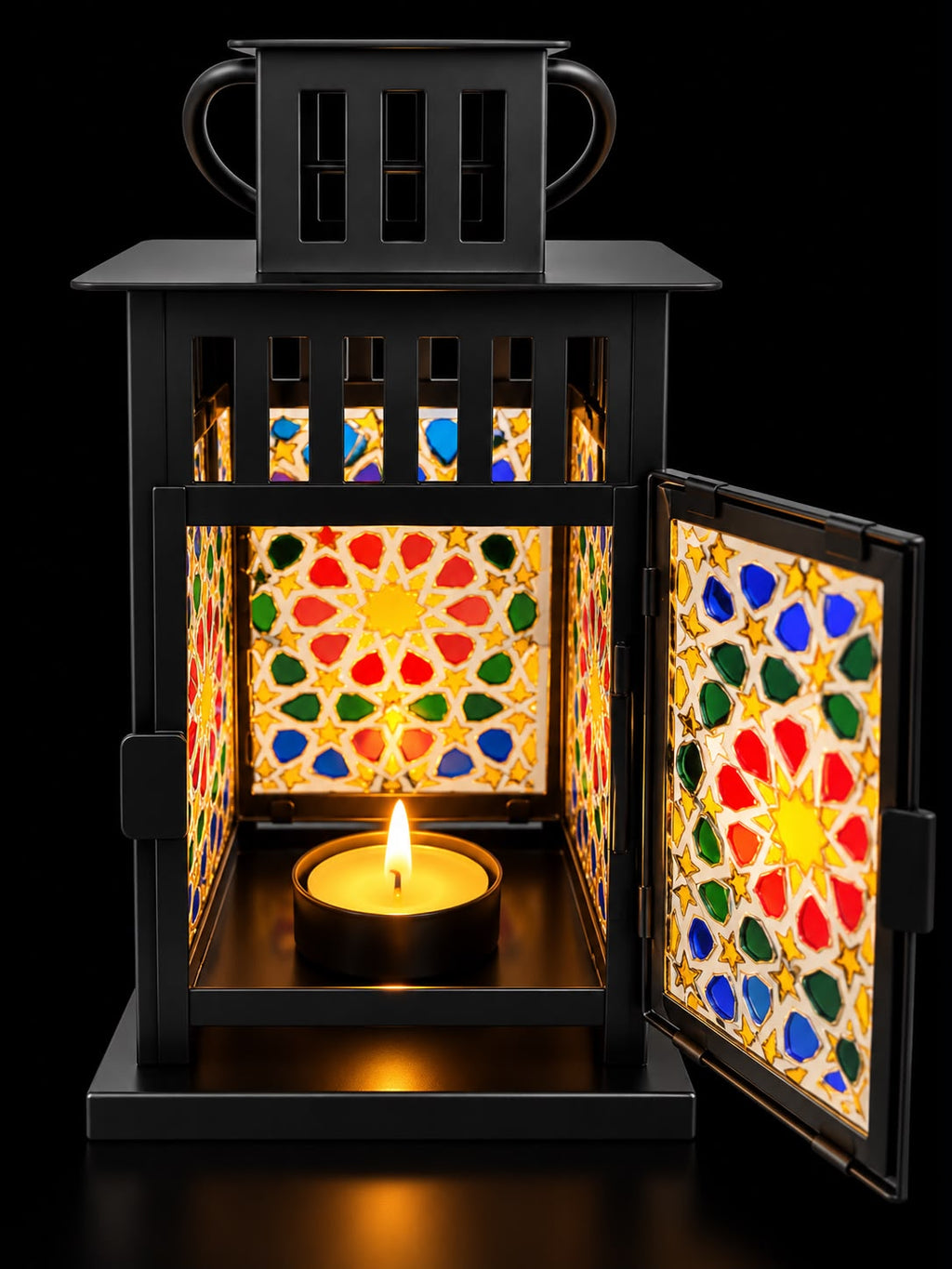 Moroccan Mosaic Lantern – Handcrafted Decorative Light