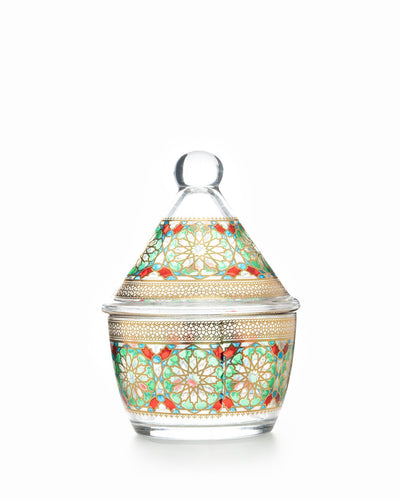 Medium Zellija RGB tajine sugar bowl