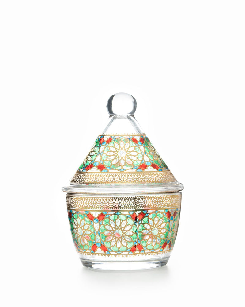 Medium Zellija RGB tajine sugar bowl
