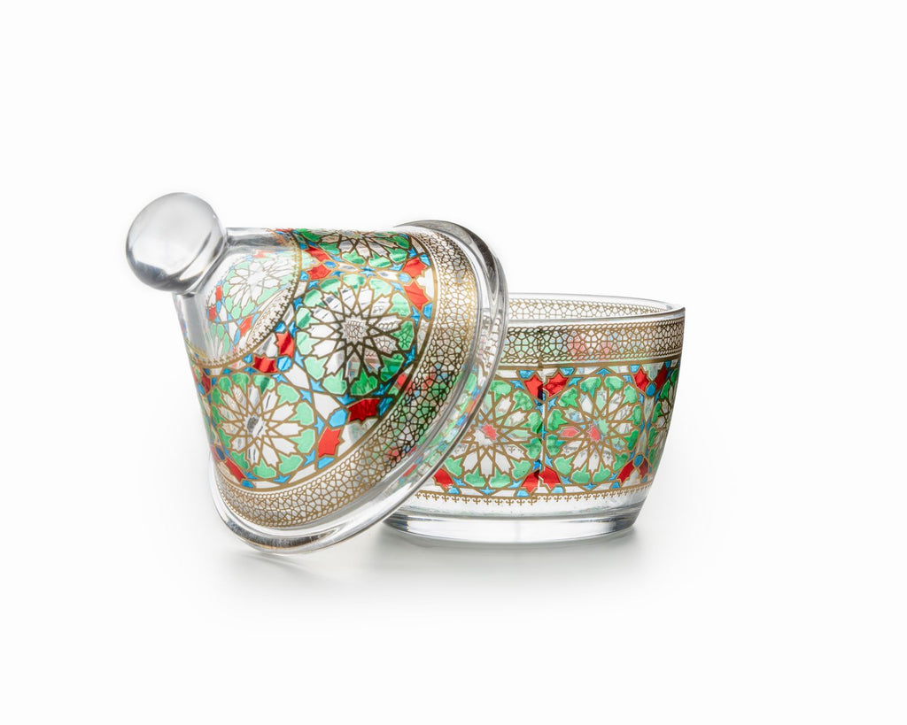 Medium Zellija RGB tajine sugar bowl