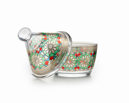 Medium Zellija RGB tajine sugar bowl