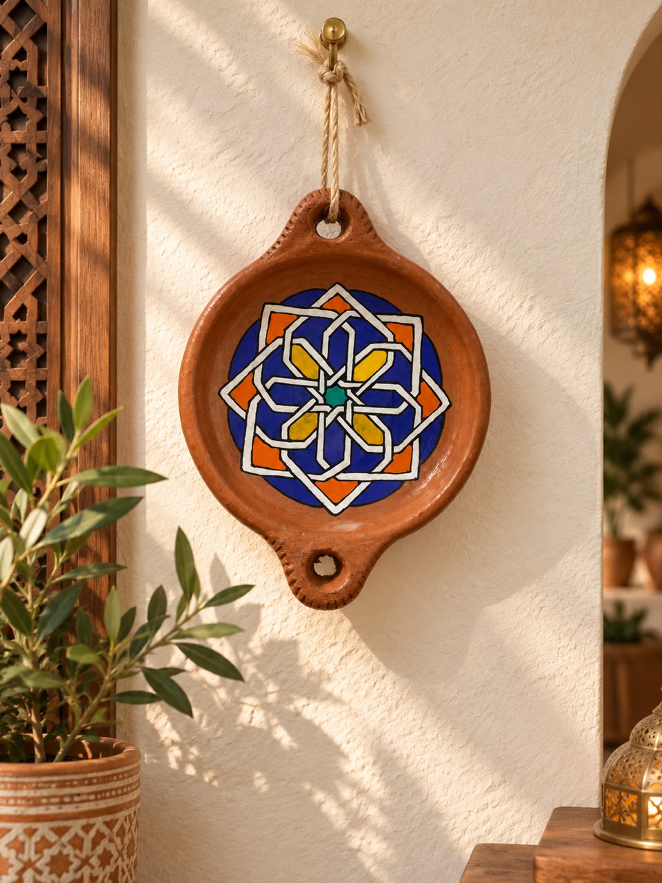 Moroccan Terracotta Wall Décor – Handcrafted Style