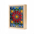 Wall Decor Framed Moroccan art with led Light Zellij 1